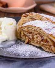 Smul: appelstrüdel met ijs
