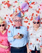 Jarigenfeest met muziek door Rudi