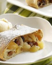 Smul Appelstrudel met een bolletje ijs
