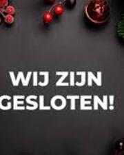 Nieuwjaarsdag . Dienstencentrum gesloten !