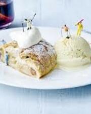 Smulnamiddag - Appelstrüdel-ijs-slagroom