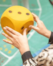 Spel Ganzenbord op Het Hoogland