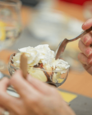 IJssalon: Coup rum rozijnen