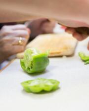 Laatavondsnack gevulde parprika met gehakt 21/10
