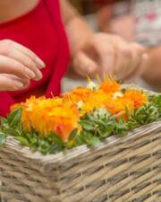 Bloemschikken met Rita
