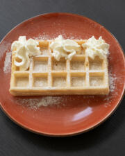 Smulnamiddag - Wafel met slagroom
