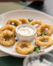 Afhaal Calamares met friet