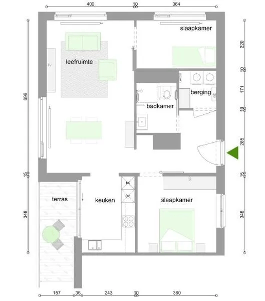 grondplan Boelaer type-12