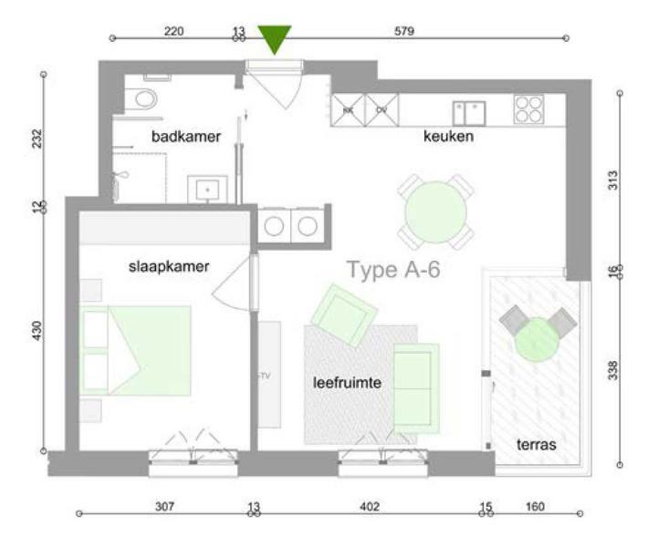grondplan T160BK GAW Nobele Donk