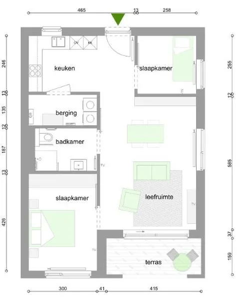 grondplan Boelaer type-3
