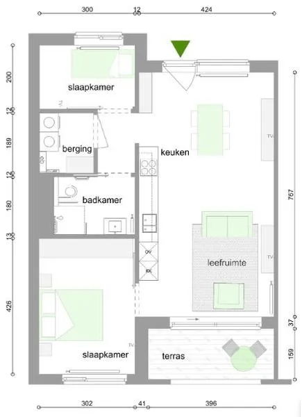 grondplan Boelaer type-2