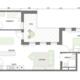 grondplan GAW serviceflat Tuinwijk Melgeshof type - C