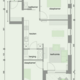 GAW Tuinwijk flat plan TYPE 2 - 2 slaapkamers en terras
