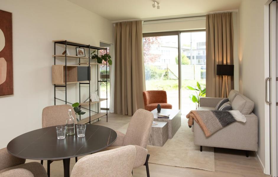 Modelflat Ruggeveld living